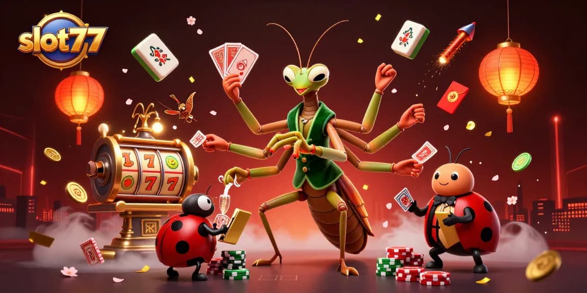 Experience thrilling gameplay with slot777 in a vibrant 3D casino scene featuring rich symbols and characters.