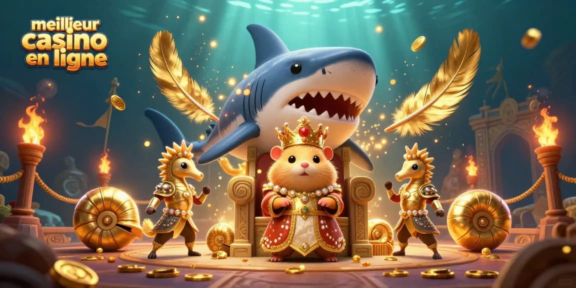 Jouer au meilleur casino en ligne avec le roi hamster et ses gardes marins.