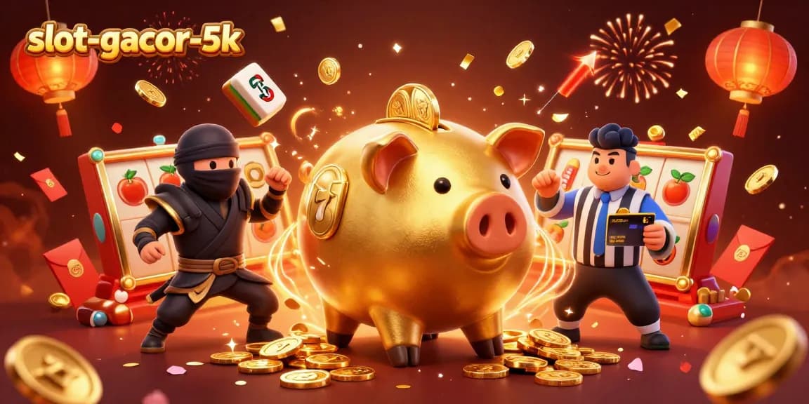 Experience the thrill of winning at slot-gacor-5k with vibrant characters and exciting casino elements.