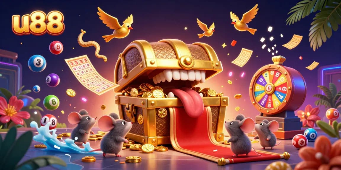Experience thrilling games at u88 with vibrant lottery visuals and enticing prizes.