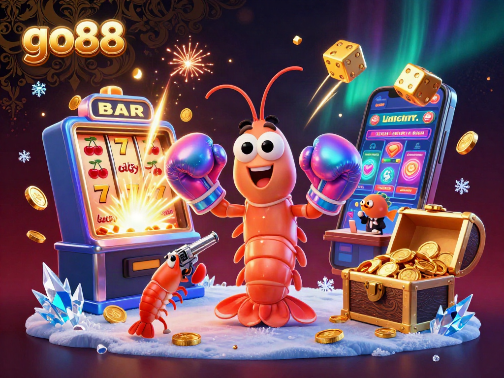 Experience the thrilling gameplay of go88 with vibrant characters and exciting casino elements.