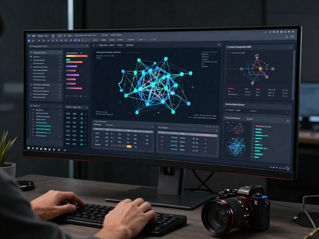 brunnettebaby nude illustrated through an AI tool interface, highlighting SaaS and machine learning features in a professional setting.