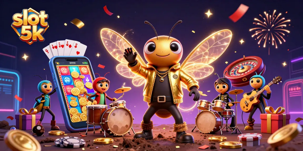 Experience thrilling gameplay with slot 5k in this vibrant casino illustration.