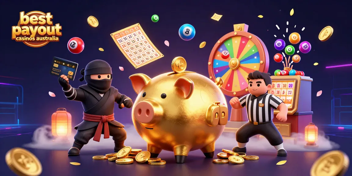 Experience the excitement of best payout casinos Australia with vibrant characters and dynamic game elements.