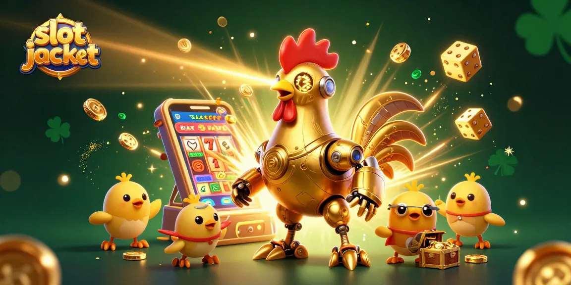 Spin the slot jackpot with vibrant characters and dynamic casino elements in this captivating illustration.
