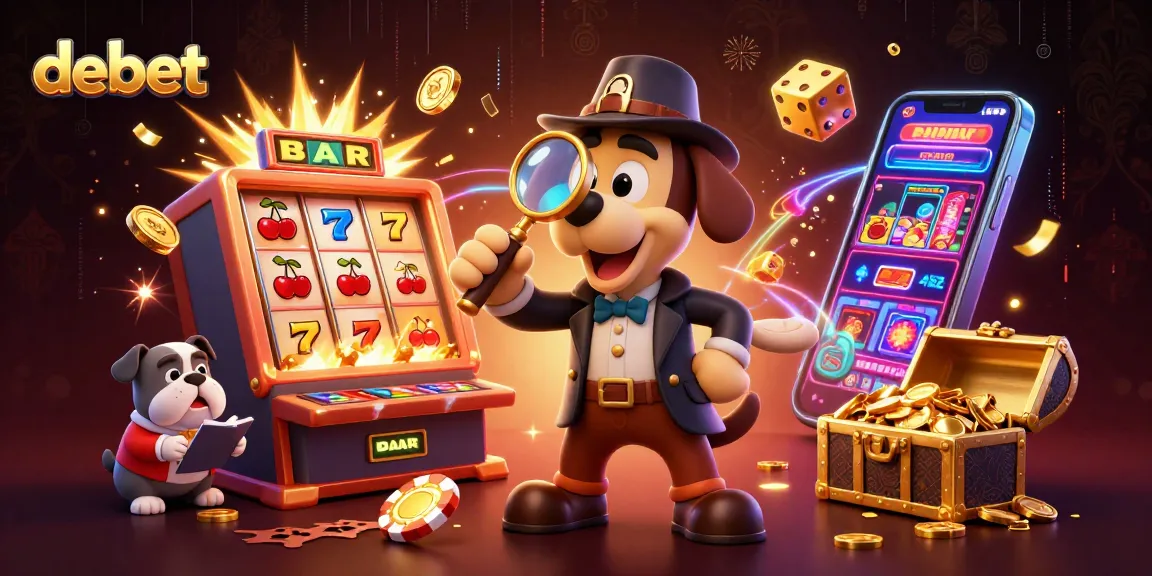 Examine winning strategies with debet's vibrant 3D casino adventure illustration.