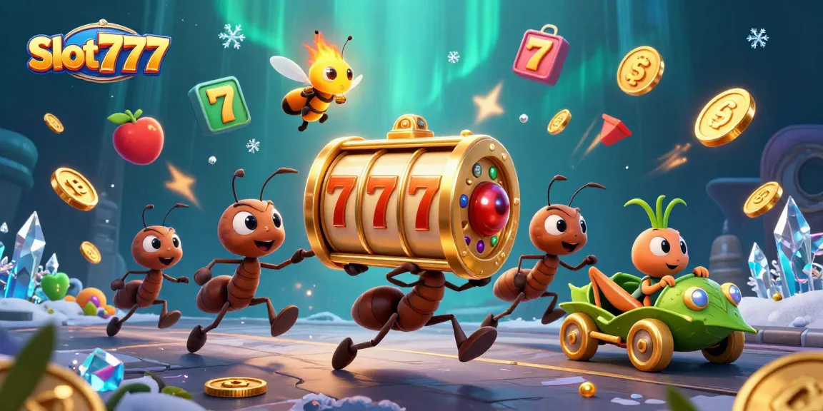 Experience slot777 excitement with animated characters in a vibrant 3D illustration showcasing a thrilling heist!