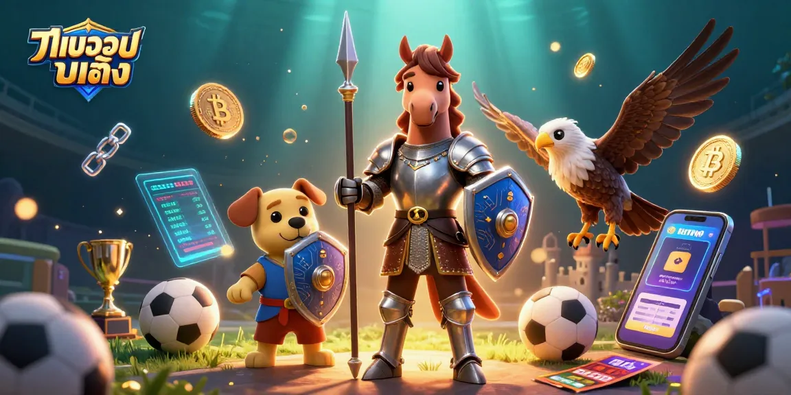 Experience thrilling แทงบอลเต็ง action with dynamic characters and vibrant sports betting elements.