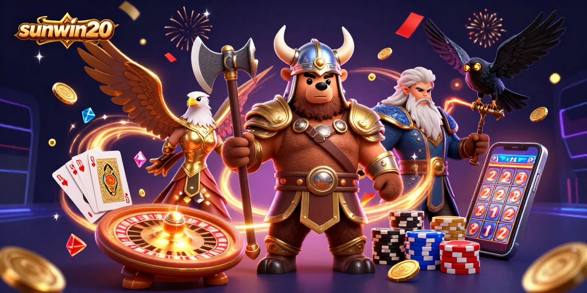 Win big with sunwin20 while spinning the roulette wheel and enjoying vibrant casino vibes.