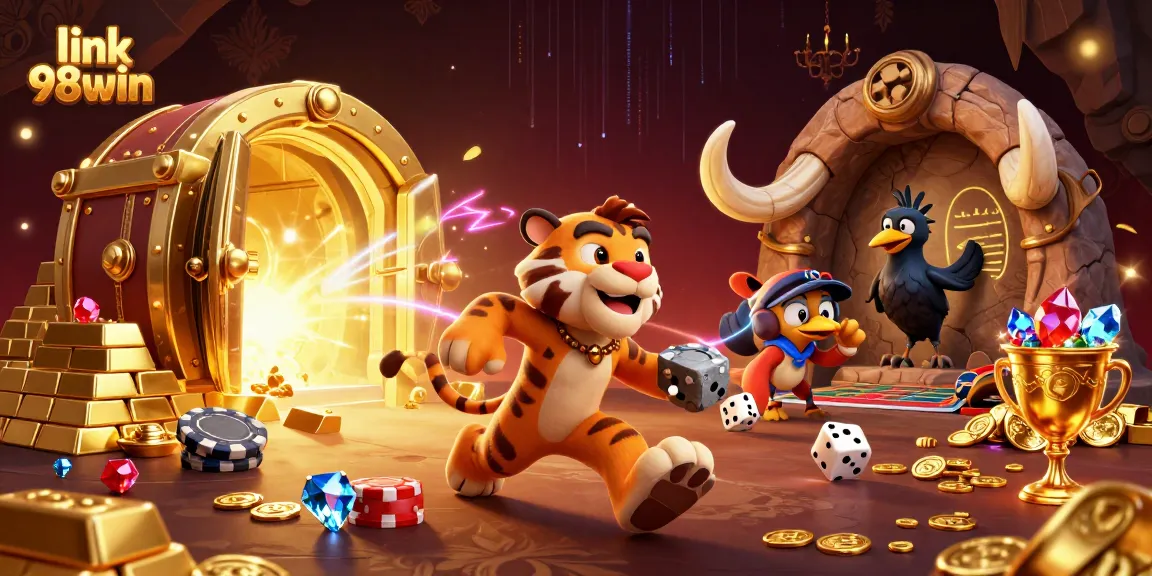 Win big with link 98win at the vibrant prehistoric casino, where treasures abound!