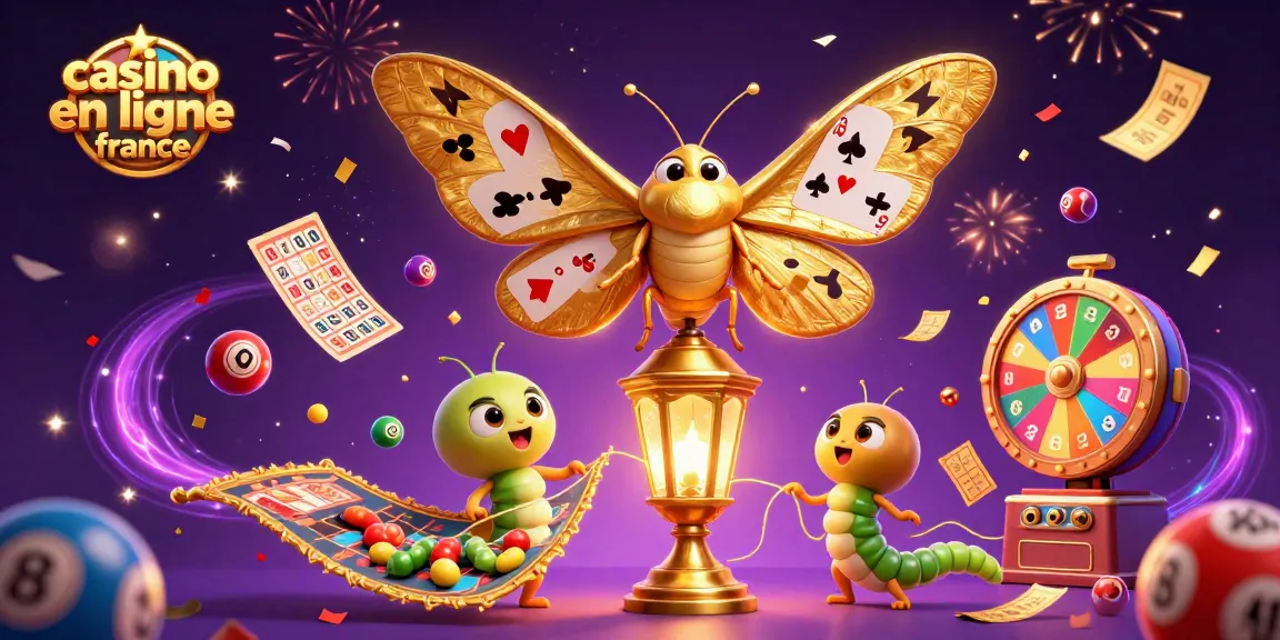 Jouez à des jeux passionnants au casino en ligne France avec l'illustration 3D captivante.
