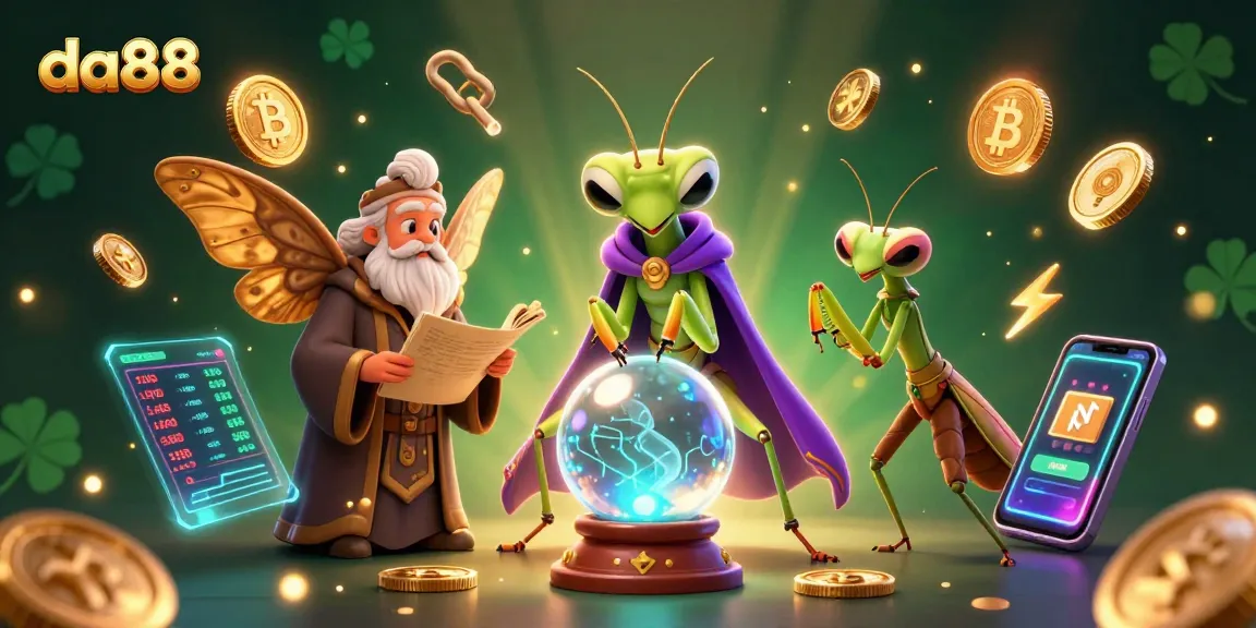 Experience thrilling adventures at da88 with vibrant crypto casino characters and elements.