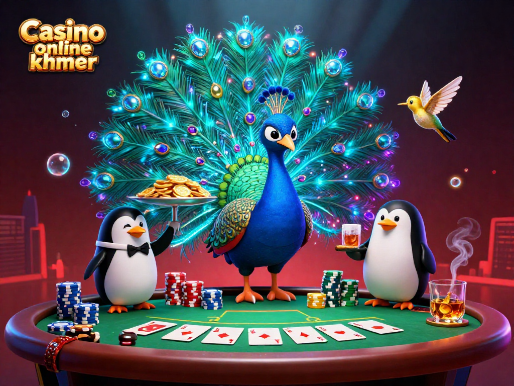 Experience Casino online khmer with vibrant graphics showcasing a high-stakes poker atmosphere.