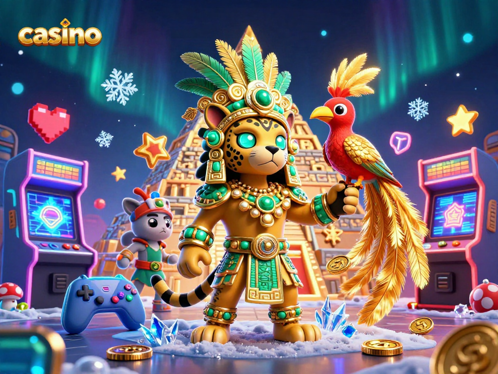 Experience vibrant casino action with animated characters in a thrilling gaming environment.
