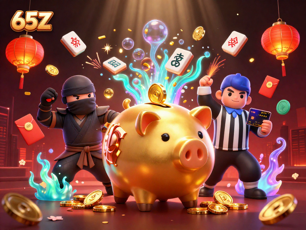 65Z gera um espetáculo de jogo com um porquinho dourado, um ninja e um samurai!