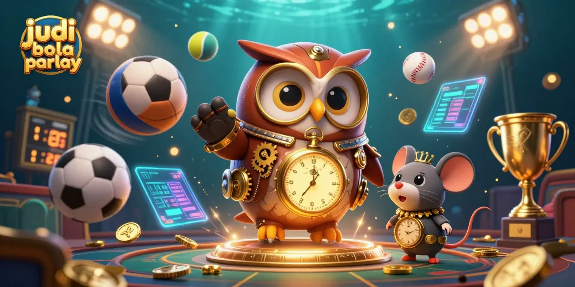 Elevate your gaming with judi bola parlay through engaging sports betting illustrated with vibrant 3D characters.