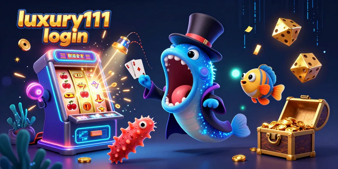 Experience the excitement of luxury111 login with engaging casino characters and thrilling game elements.