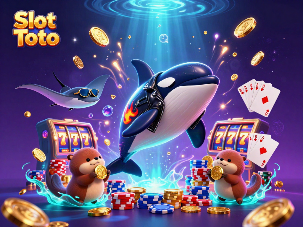Menangkan Slot Toto dengan kombo jackpot berlimpah dan simbol-simbol mengagumkan dalam ilustrasi 3D yang ceria