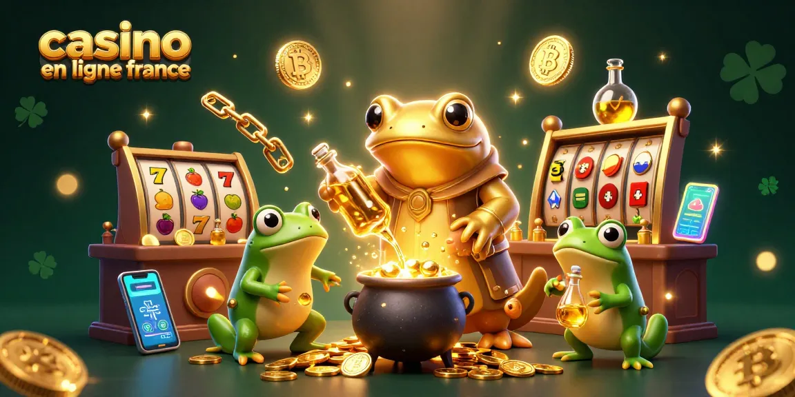 Jouez au casino en ligne France avec cette illustration captivante de jeu et magie.
