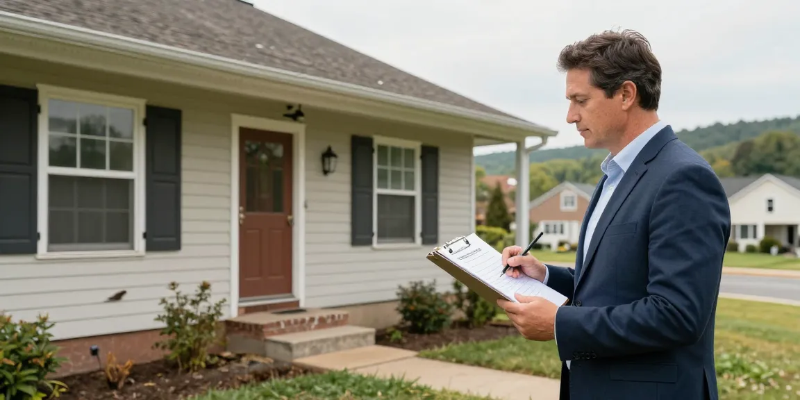 Sell My House Fast Kingsport with a trusted local home buyer assessing a house's condition in Kingsport.