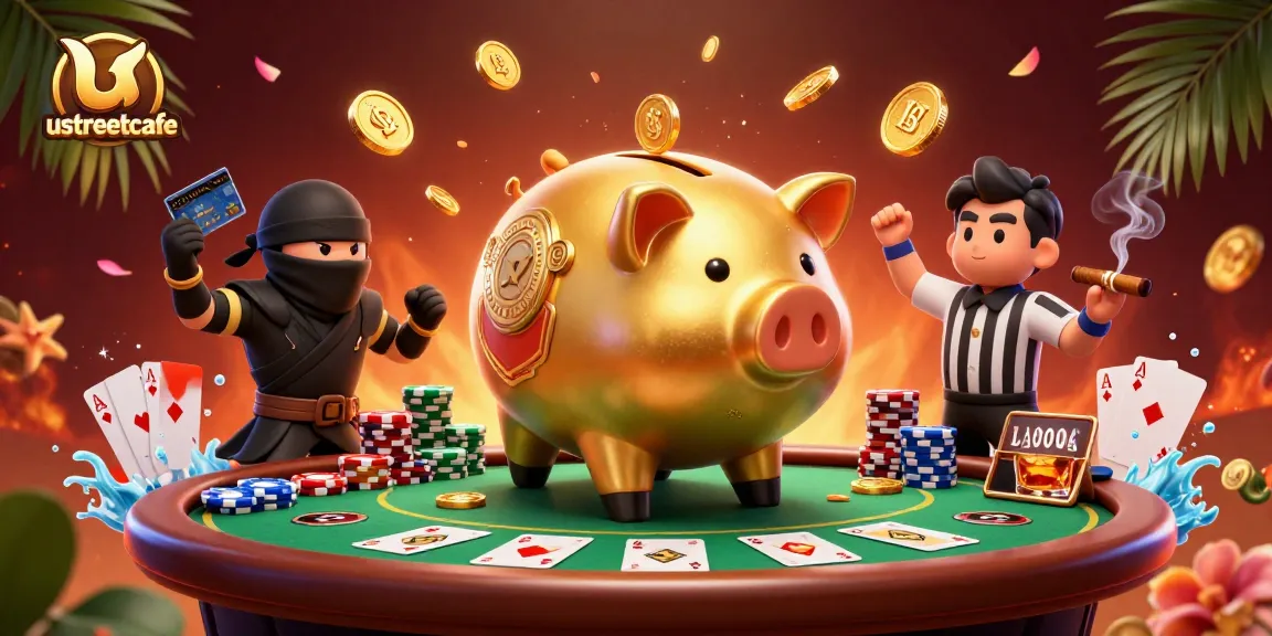 Menangkan hadiah di ustreetcafe dengan karakter menarik dan permainan poker yang menantang.